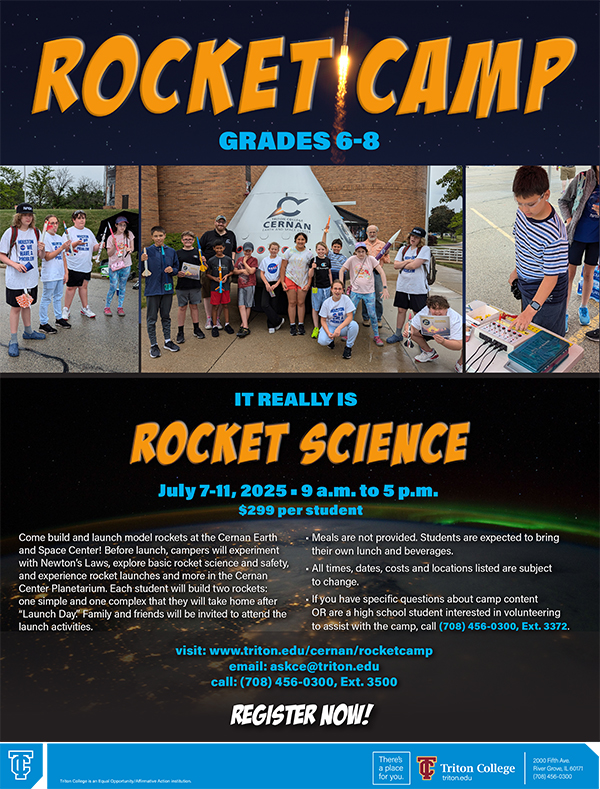 Pic of Young Students at Rocket Camp
