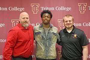 Student posing with Faculty