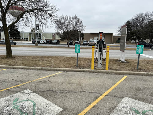 Electric Vehicle Charging Stations Photo on Triton Campus