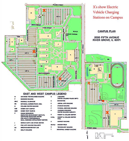 Electric Vehicle Charging Stations Location Map