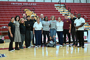 Photo of Volleyball Team, Coaches and Athletic Staff