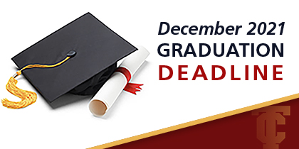 December Graduation Application Deadline - Sept. 15