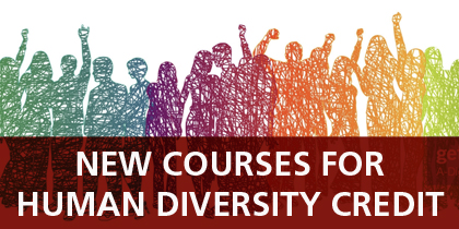 New General Education courses for Human Diversity credit